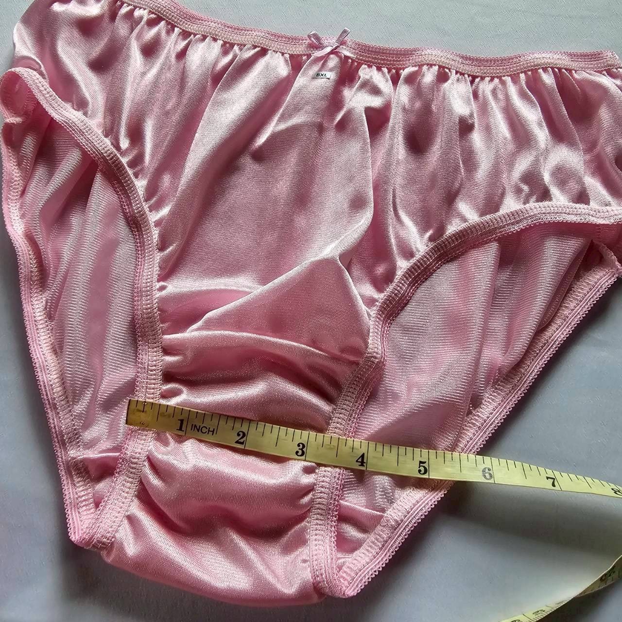 6 Bikini Women Comfort Premium Nylon Silky Soft Smooth Briefs Hip38″-42″ Size XL
