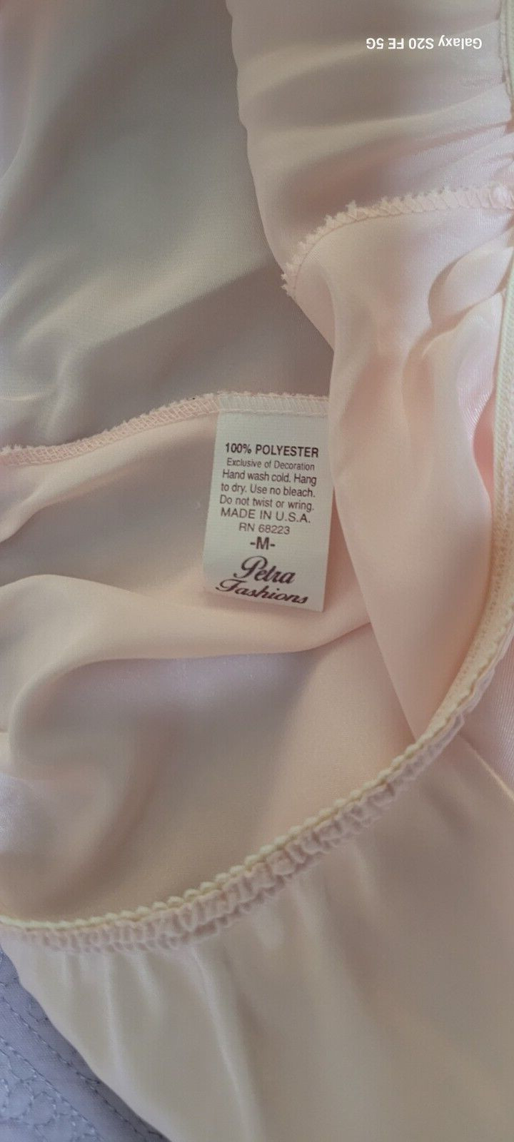 Petra Fashions Light Pink Panty Size Medium Untagged