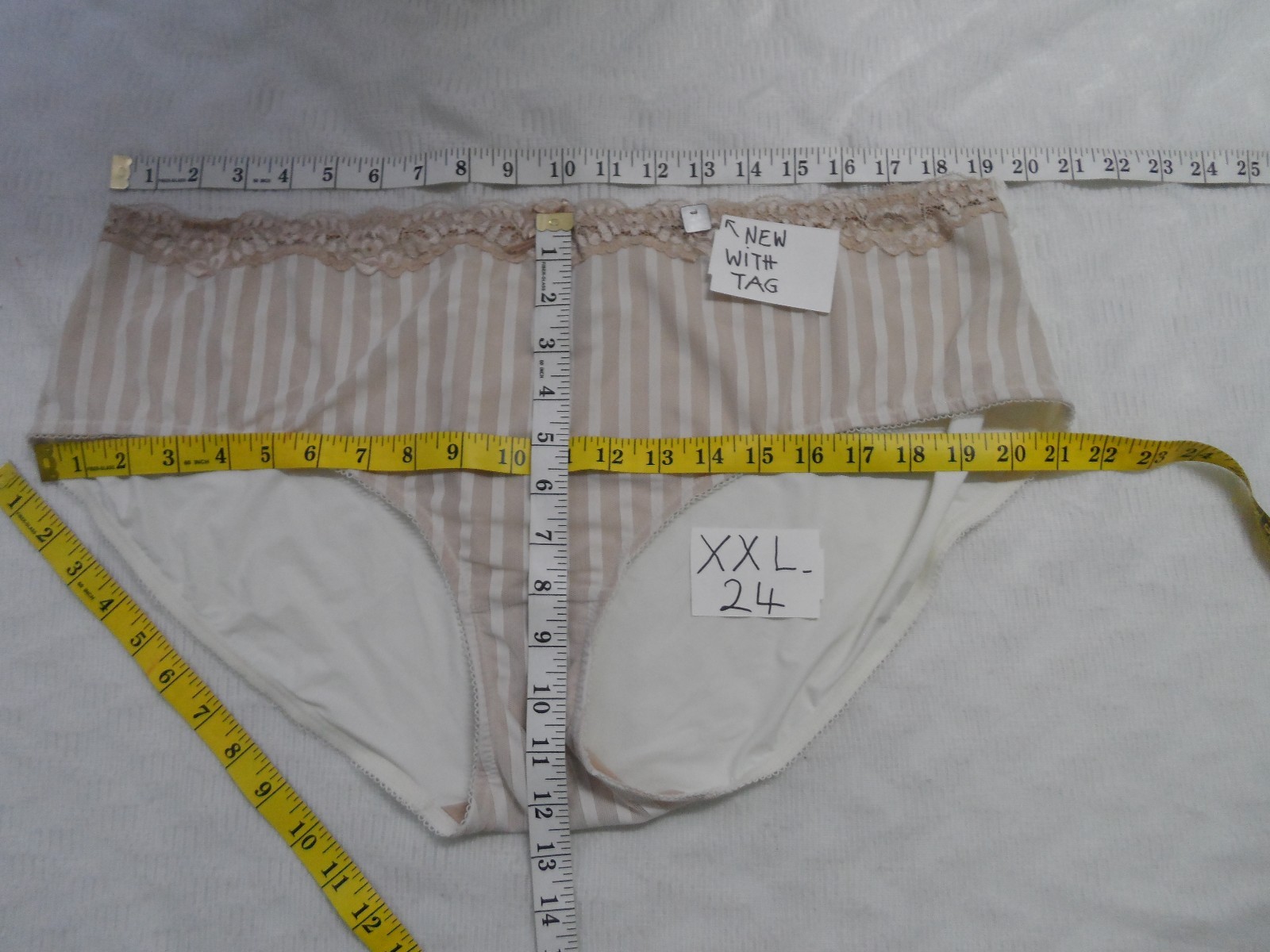 City Chic ‘Fifi’ Shorty Panties (Plus Size) IVORY 24- $19 -NWT