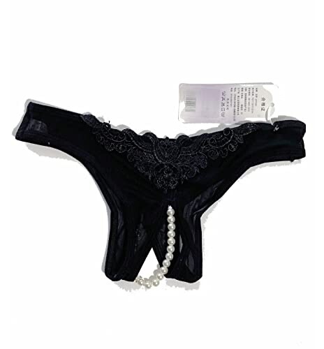 lace pearl panties | embroidered lace thongs