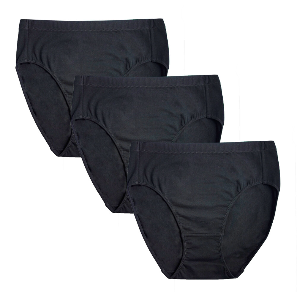 Organic Cotton High Cut Brief women’s panties 3pk (435)