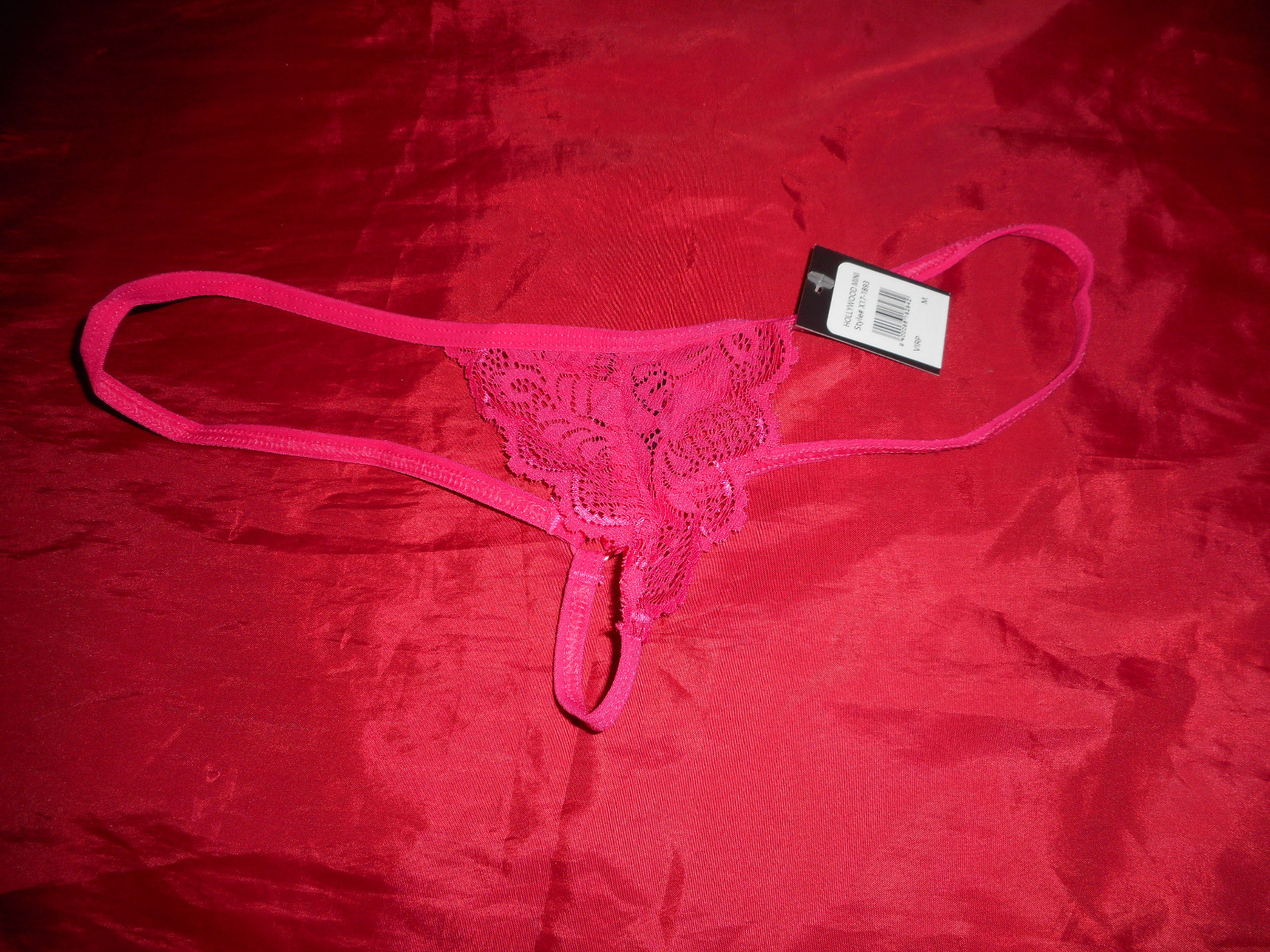 N/W/T!!!FREDERICK’S OF HOLLYWOOD MINI PINK G STIRNG SOLD SEPARATELY LARGE