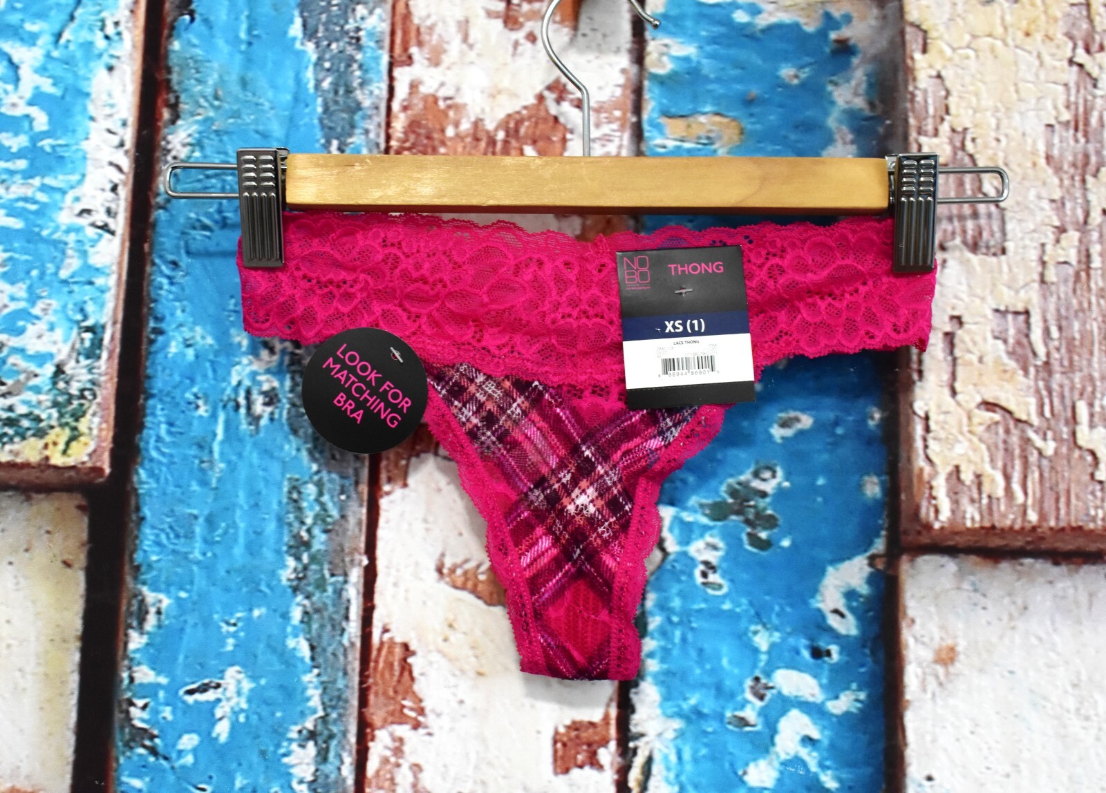 Women’s NOBO No Boundaries Lace Hipster Panties Underwear XSMALL Pink NEW