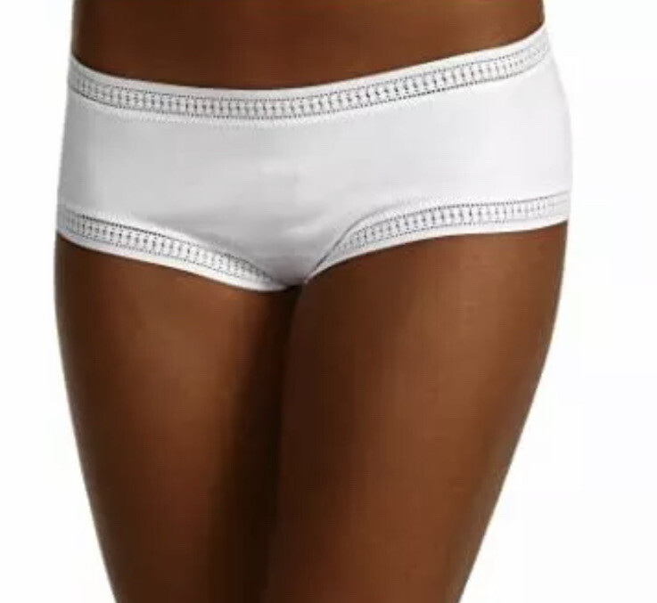 OnGossamer White Cabana Cotton Boyshort Women’s Size Medium L128714