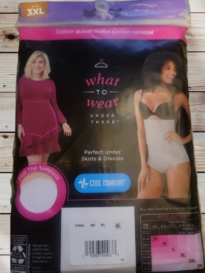 Maidenform – Flexees -3XL – Plus Size – BLACK – Brief High Waist Shapewear