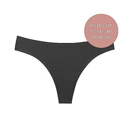 Proof. Thong, Light Absorbency Period Underwear for Women – Holds up to 1…