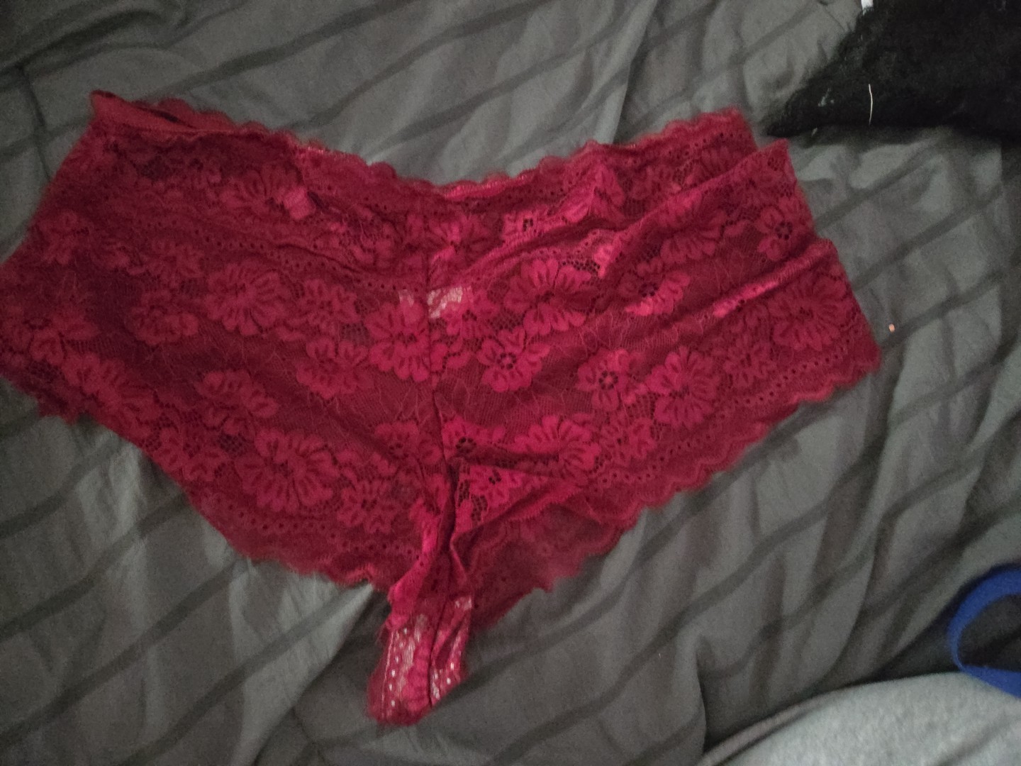 3-Pair Womens Cheeky Underwear Panties Nylon Blend All Lace ~ 3XL