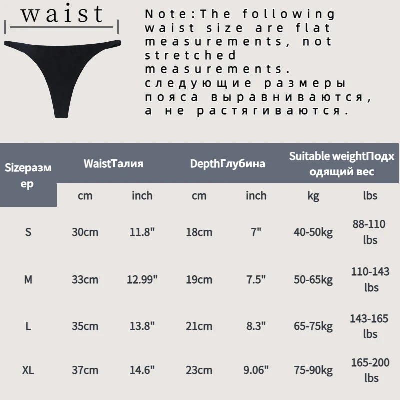 Women Sexy Seamless G-String Thong Low Rise Soft Breathable Stretch Underwear