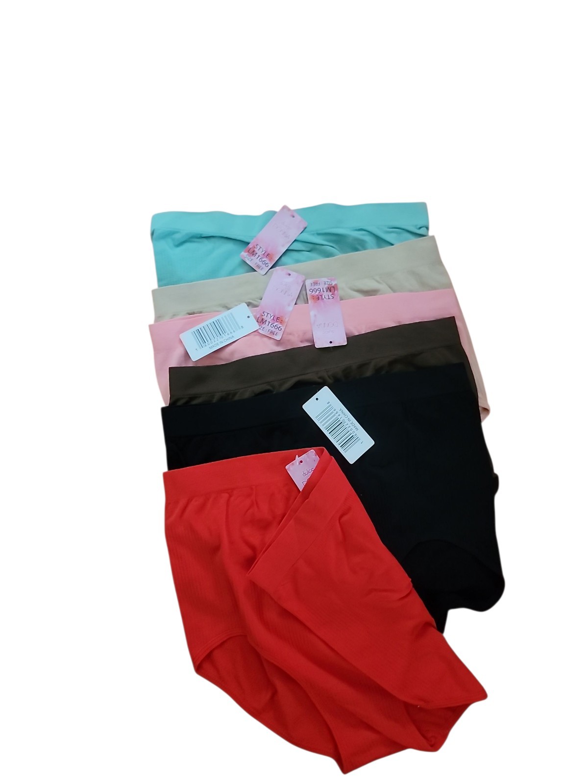 6 Dulce Donna High Waist Underwear With Pocket size L