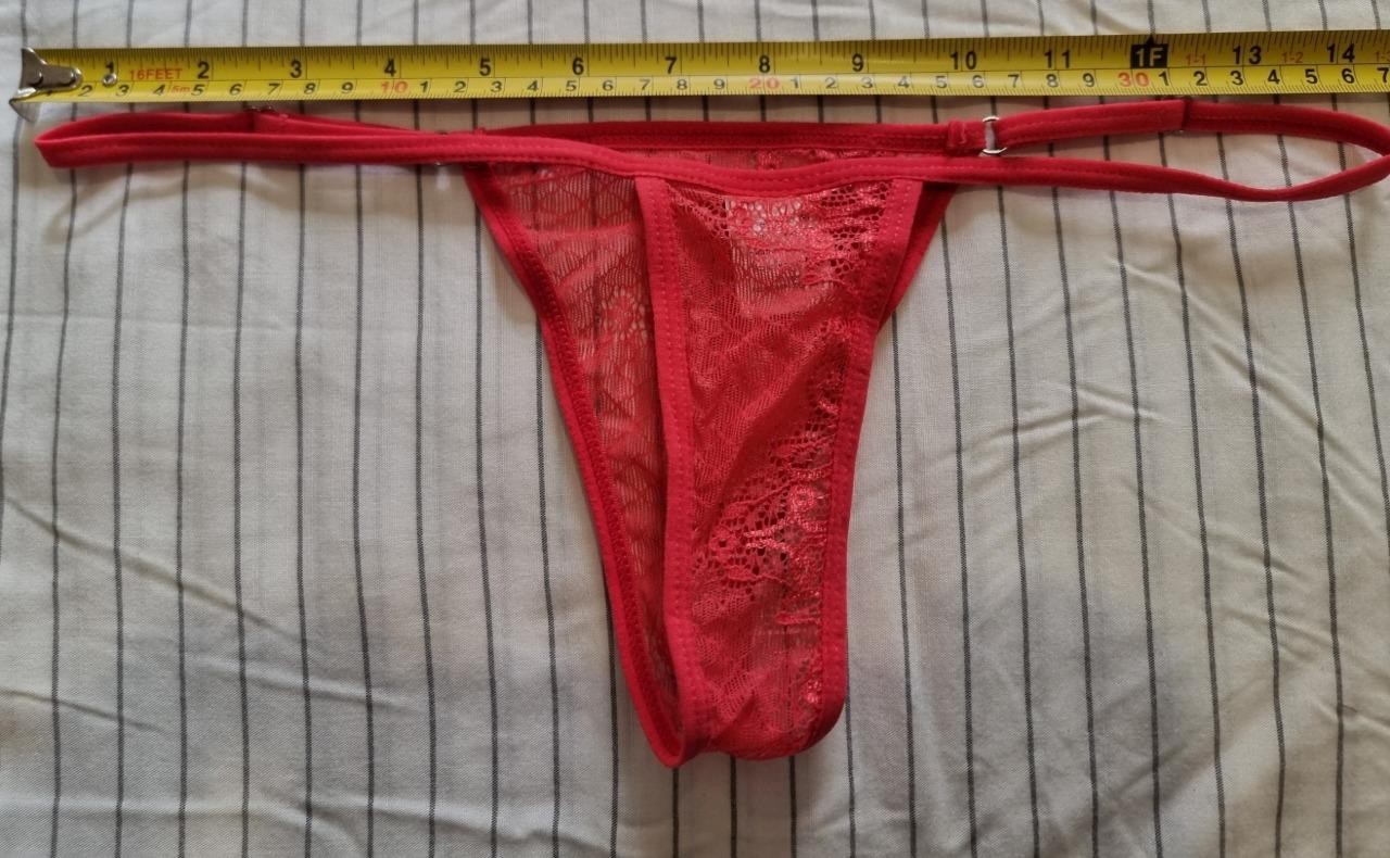 Red G-String Panties Size M Free Post in Australia