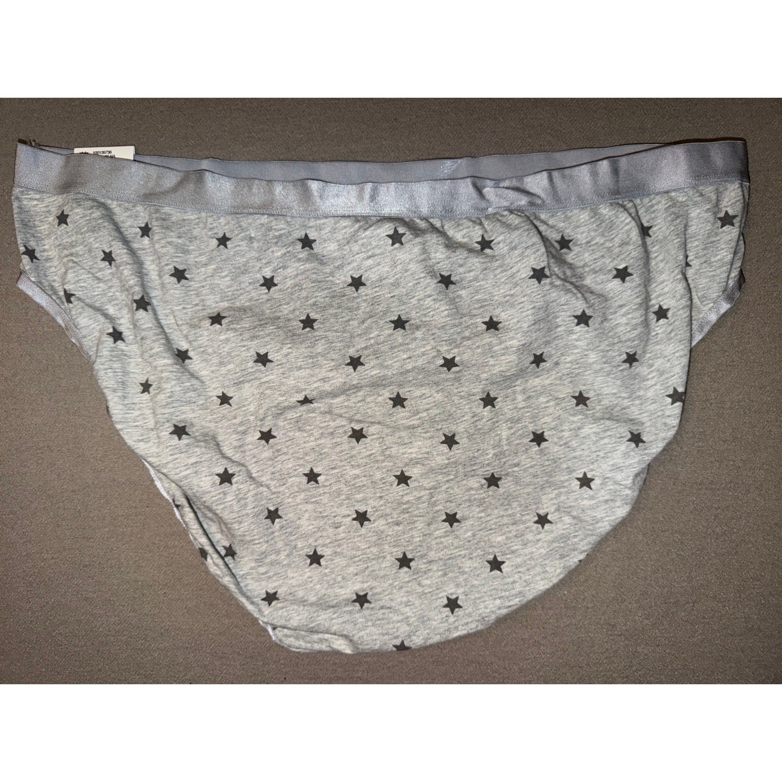 Jenni Intimates Women’s Brief Star Print & Solid Colors, Lot of 3, Size XXL, NWT