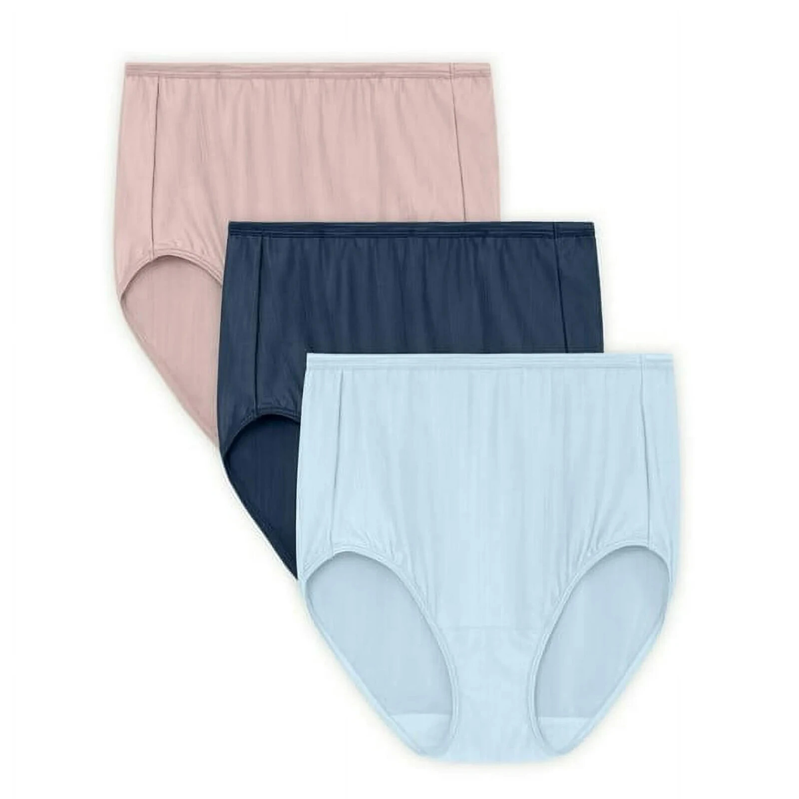 3 Pack Vanity Fair RADIANT Comfort Stretch BRIEF Underwear Sz – 10 3/XL MIX