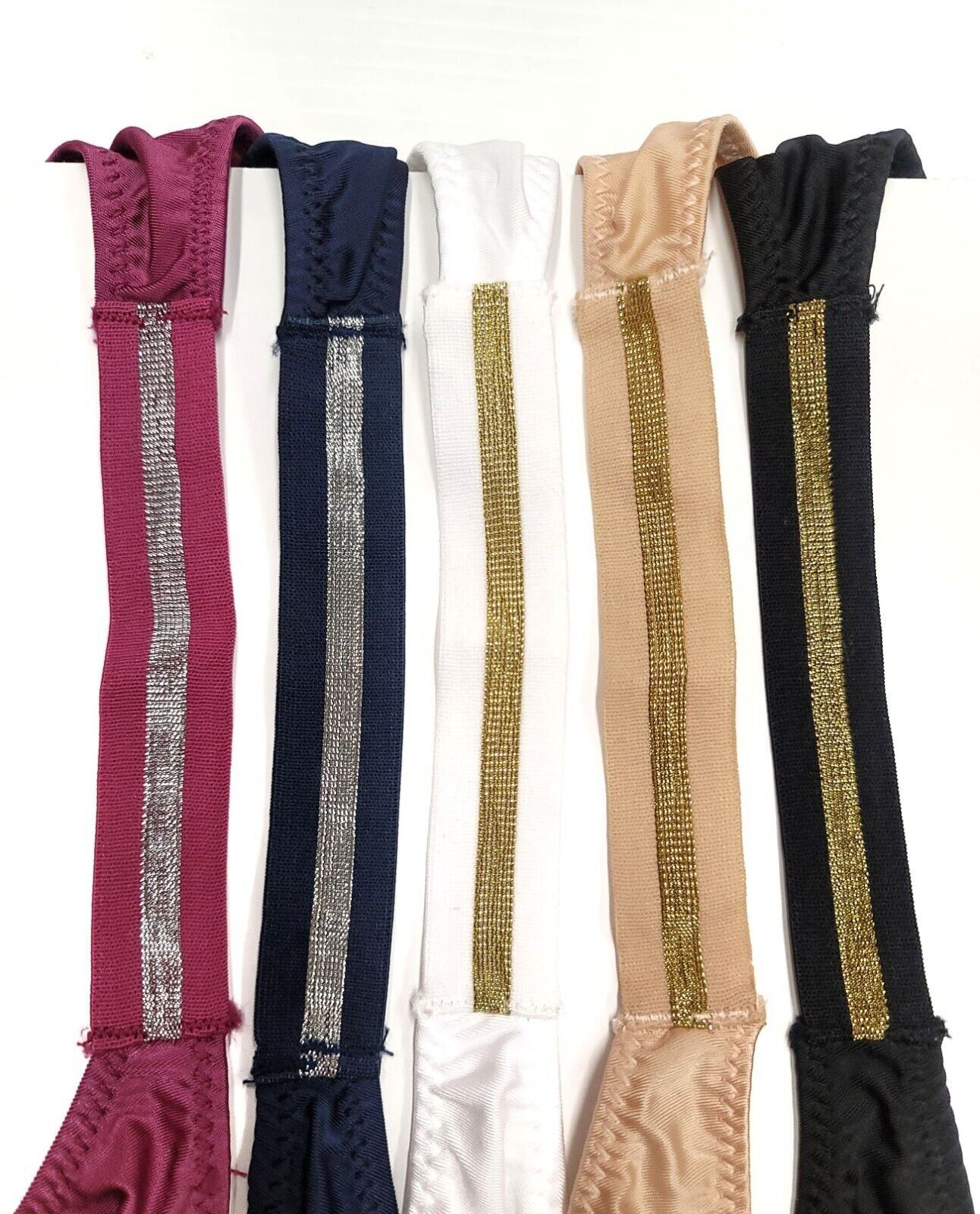 5pcs Lot Women High Cut Satin Panties Thong Brief Brazilian Underwear Lingeries