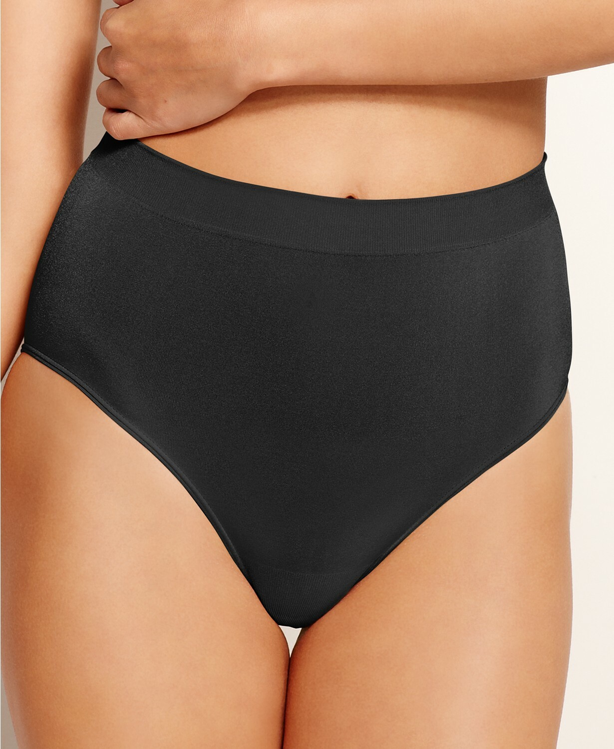 $25 Wacoal Women’s Black B Smooth High Waist Seamless Brief Panty Size Small