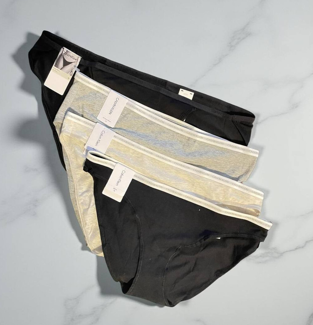 Calvin Klein Women’s CK Cotton Bikini Logo Underwear M L XL New