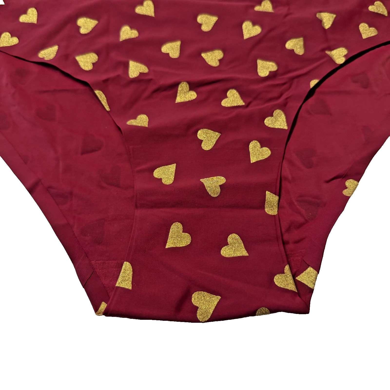 Splendies No Show Size 2X Bikini Panties Heartbreaker Valentine’s Day Laser Cut