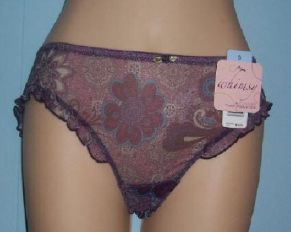 Lunaire Honolulu Sheer Cheeky panties SMALL size 5