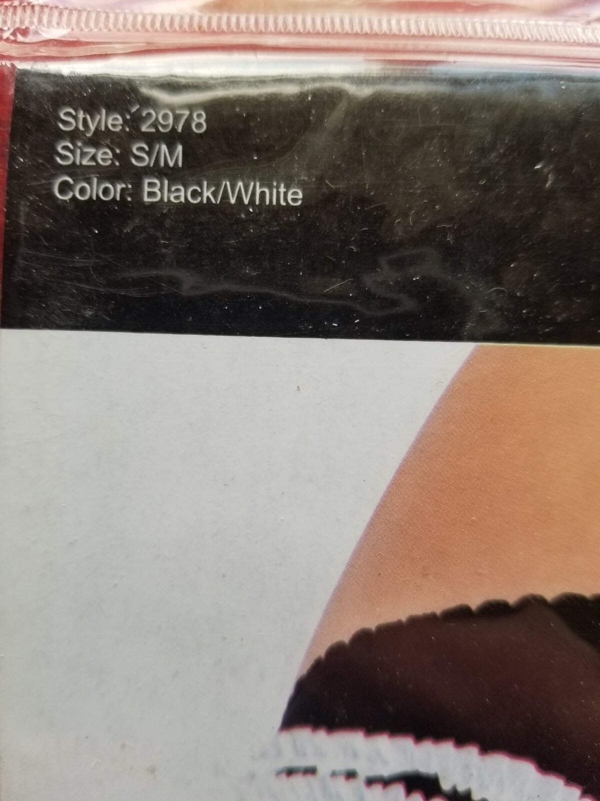 Leg Avenue Contrast Ruffle Back Panty Size S/M