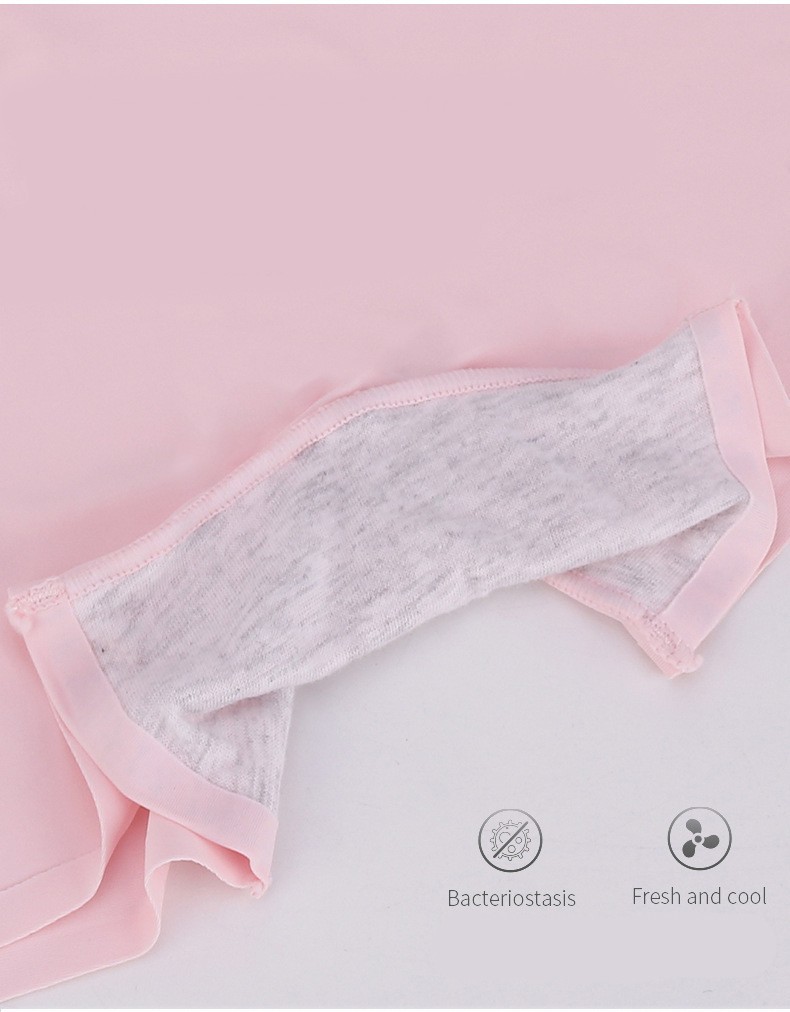 Ladies Boxer Panties Ice Silk Seamless Mid Waist Briefs Knickers Shorts 3 Pack