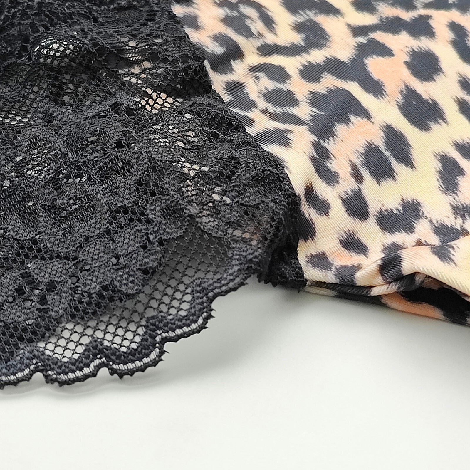INC International Concepts Satin Micro Thong Panty Cheetah SZ S/M