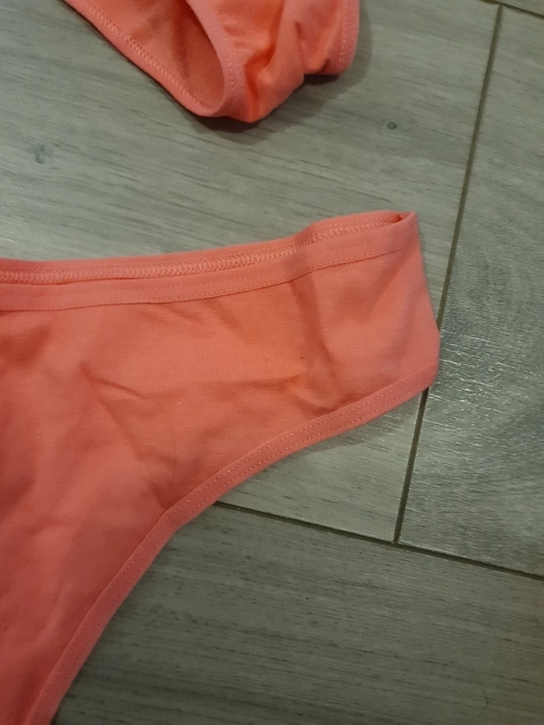 BNWT Job Lot Bright Pink & Coral Embroidered Briefs Size 8-10 x 9