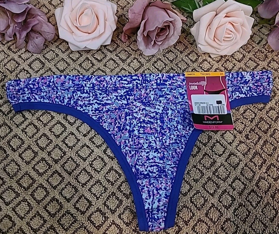 Maidenform DMBTTG Barely There Invisible Look Thong S/5 nwt $13