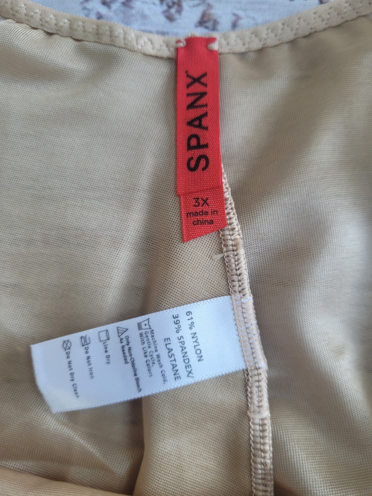 New SPANX By Sara Blakely 3X Nude Skinny Britches Hipster Panty Women