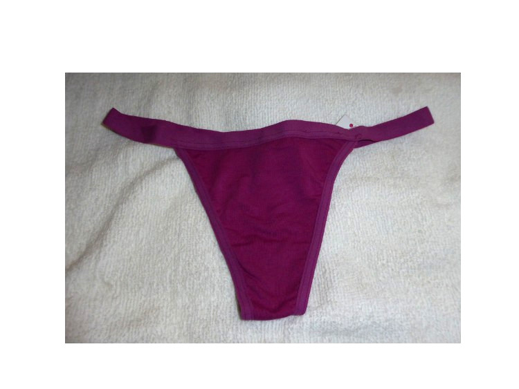 NWT COSABELLA g-string Cotton/Elastane Thong Dark Pink One Size NEVER SAY NEVER