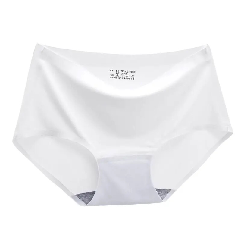 Ladies Panties Ice Silk Seamless Knickers Comfort Underwear Soft Smooth 3/6 Pack