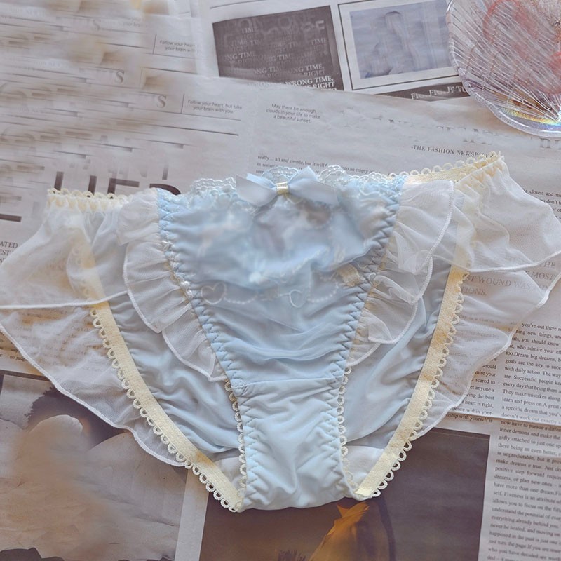 Japanese Cute Panties Briefs Ruffles Lolita Knickers Princess Underpants Panties