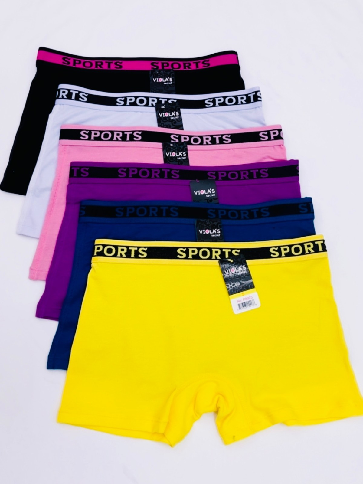 3 or 6Pk Women’s Sports Cotton Boxer Shorts BoyShorts Yoga Fitness Gym 8923 S~3X