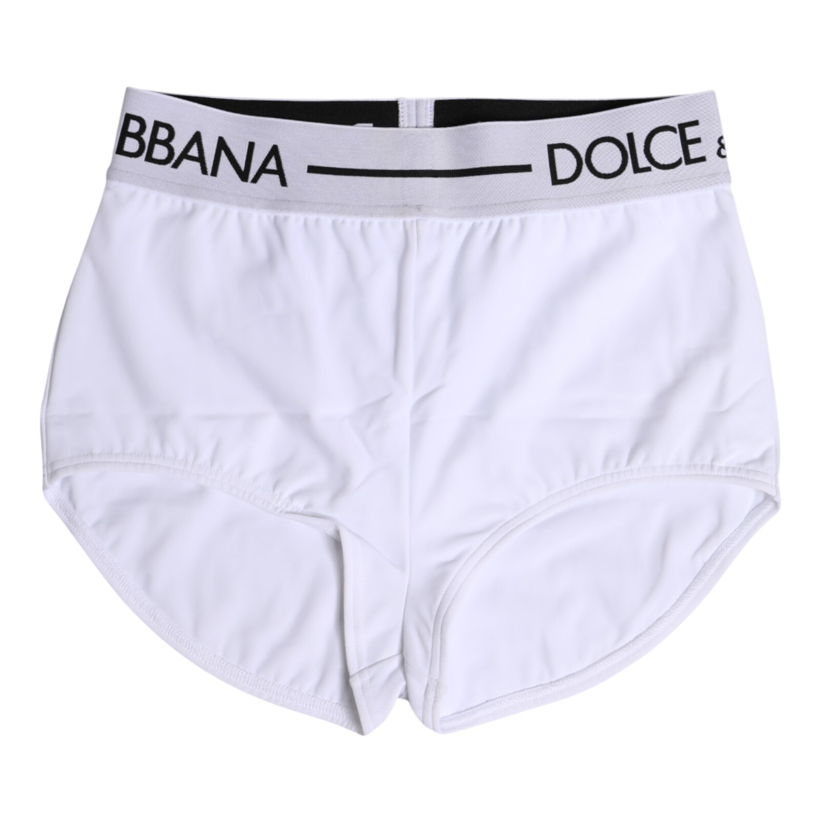 DOLCE & GABBANA Underwear White Nylon Logo Waistband Boxer Brief IT40/US6/S $340