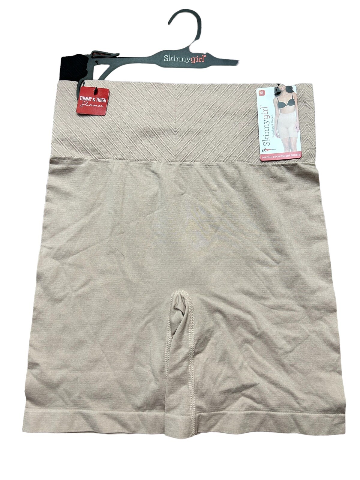 SKINNYGIRL INTIMATES SG7032- 2 PACK SUPER SOFT SEAMLESS SLIP SHORTS ~ M~GREAT