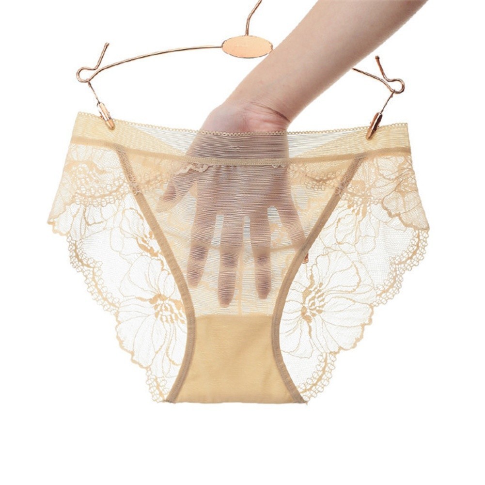 Breathable Lace Triangle Pants for Women with Hip Lifting and Comfortable Fit