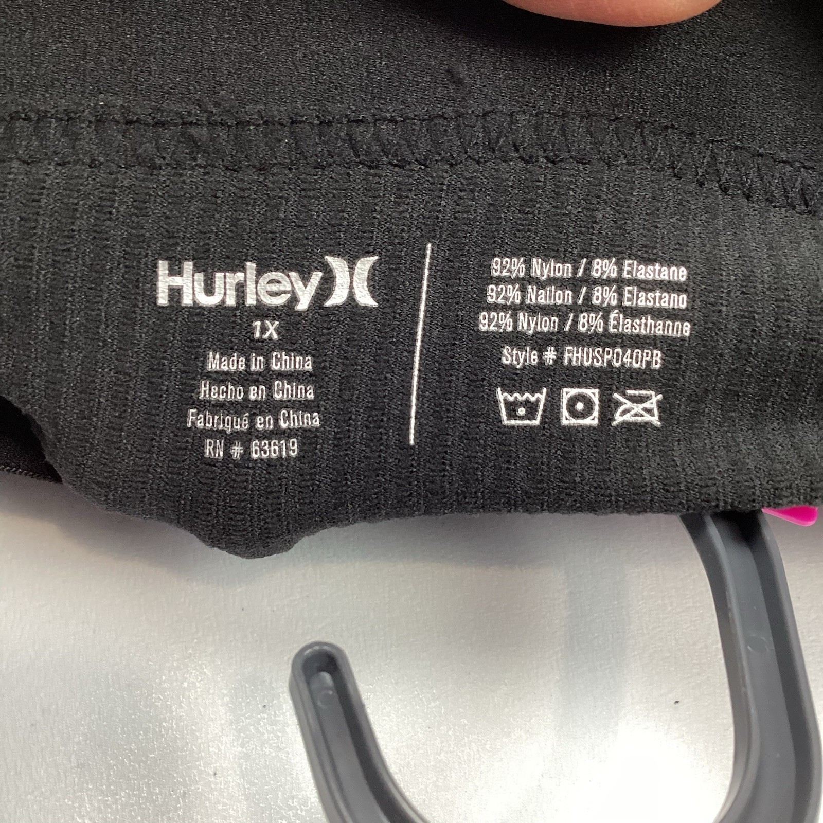 Hurley Women’s Seamless Boyshort Panty Underwear Sz 1X -3 PACK – NEW! Retail $46
