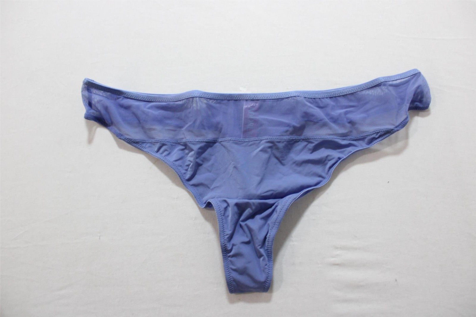 Adore Me Women’s Elora Thong Panties CG2 Bleached Denim Blue Size XL NWT