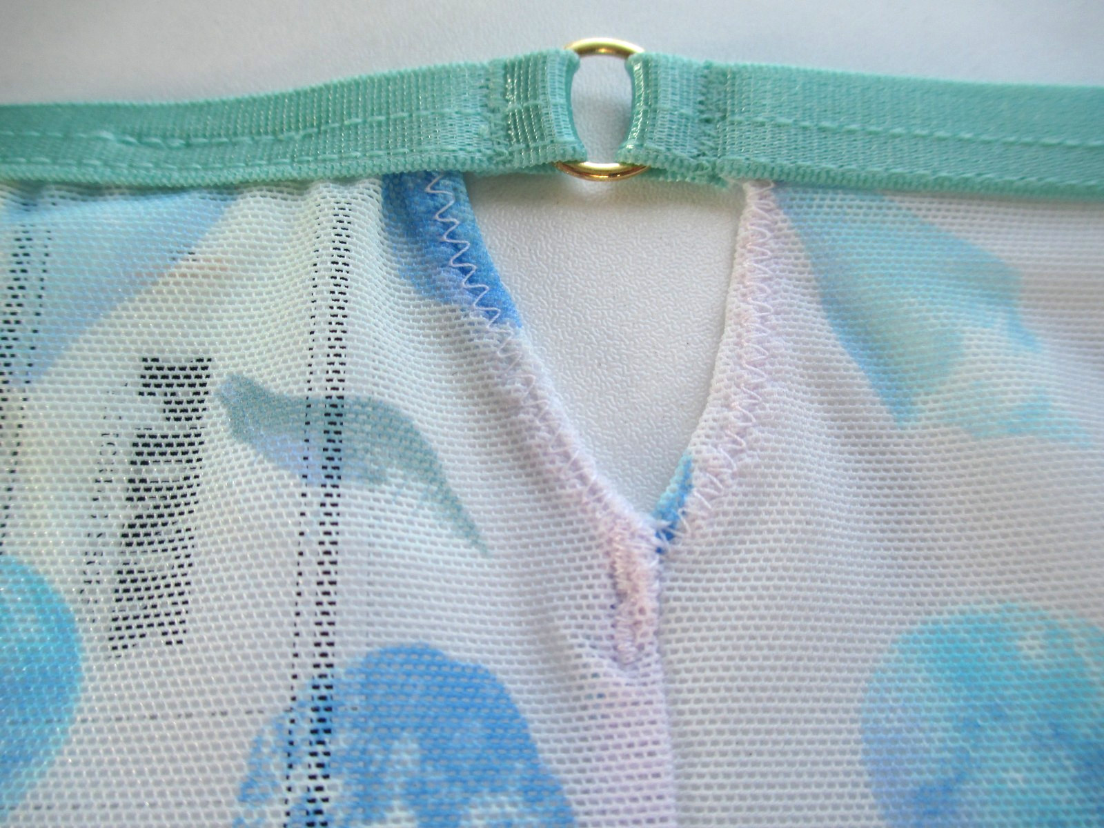 VICTORIA’S SECRET PINK Boyshort Panty S M L XL Blue Green NWT Seashells VS Mesh