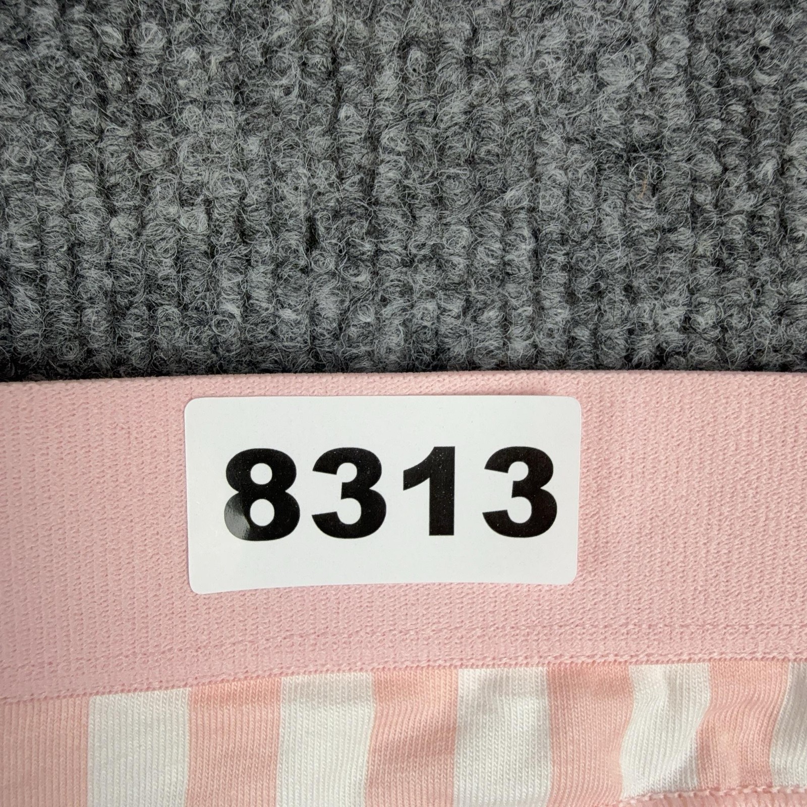 Victoria’s Secret Panties Womens Medium Pink Striped Rhinestone Thong String