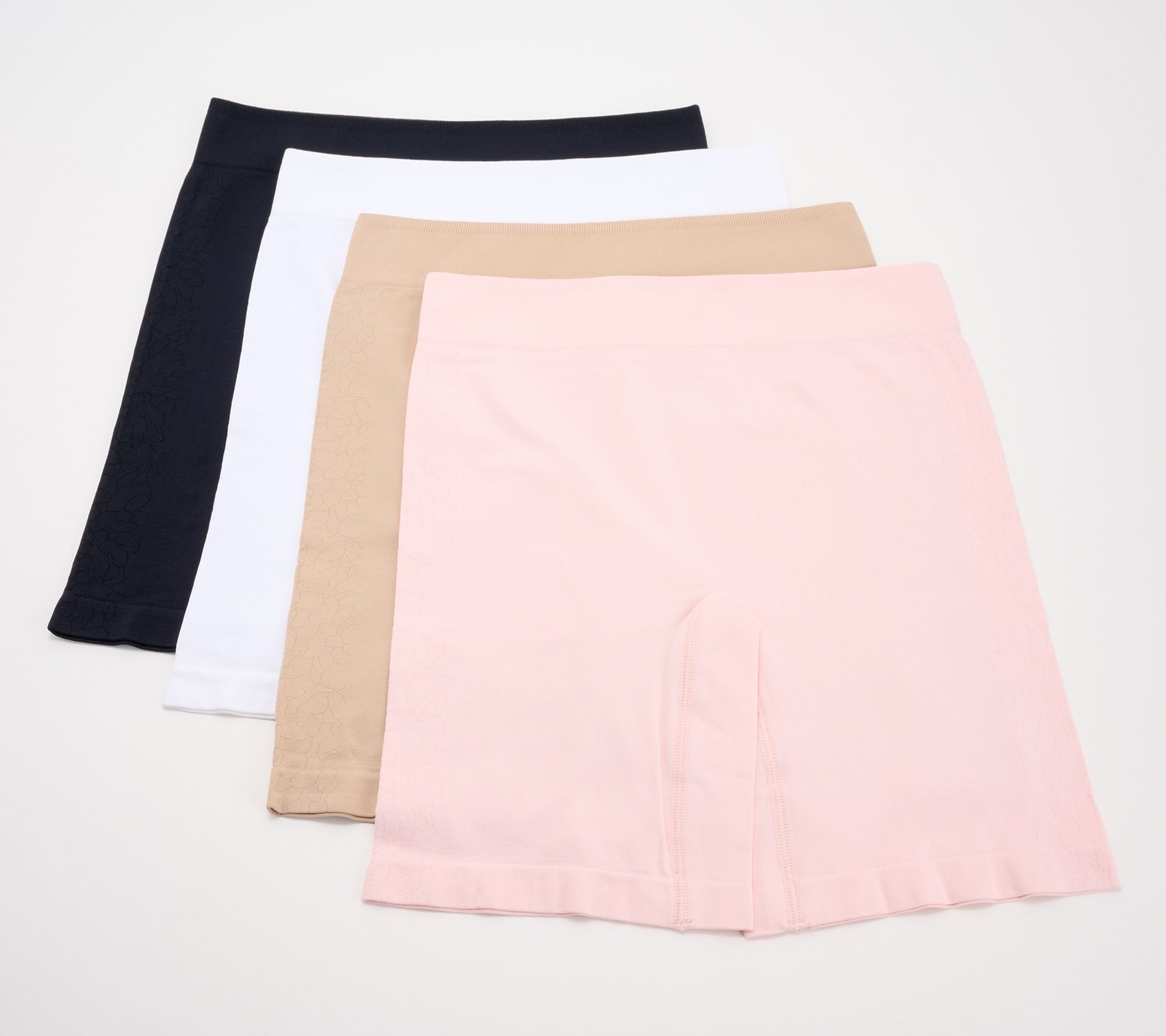 Breezies Set of 4 Cooling Comfort Seamless Long Leg Panties Basic S New