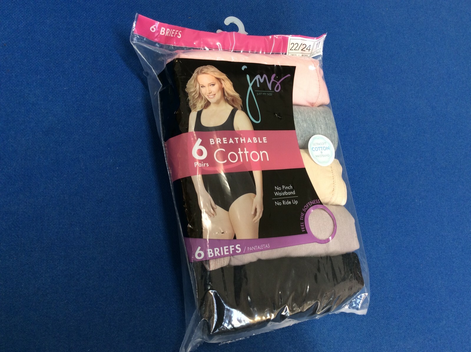 Women’s underwear: Hanes cotton briefs available in various sizes & colors 6 pk