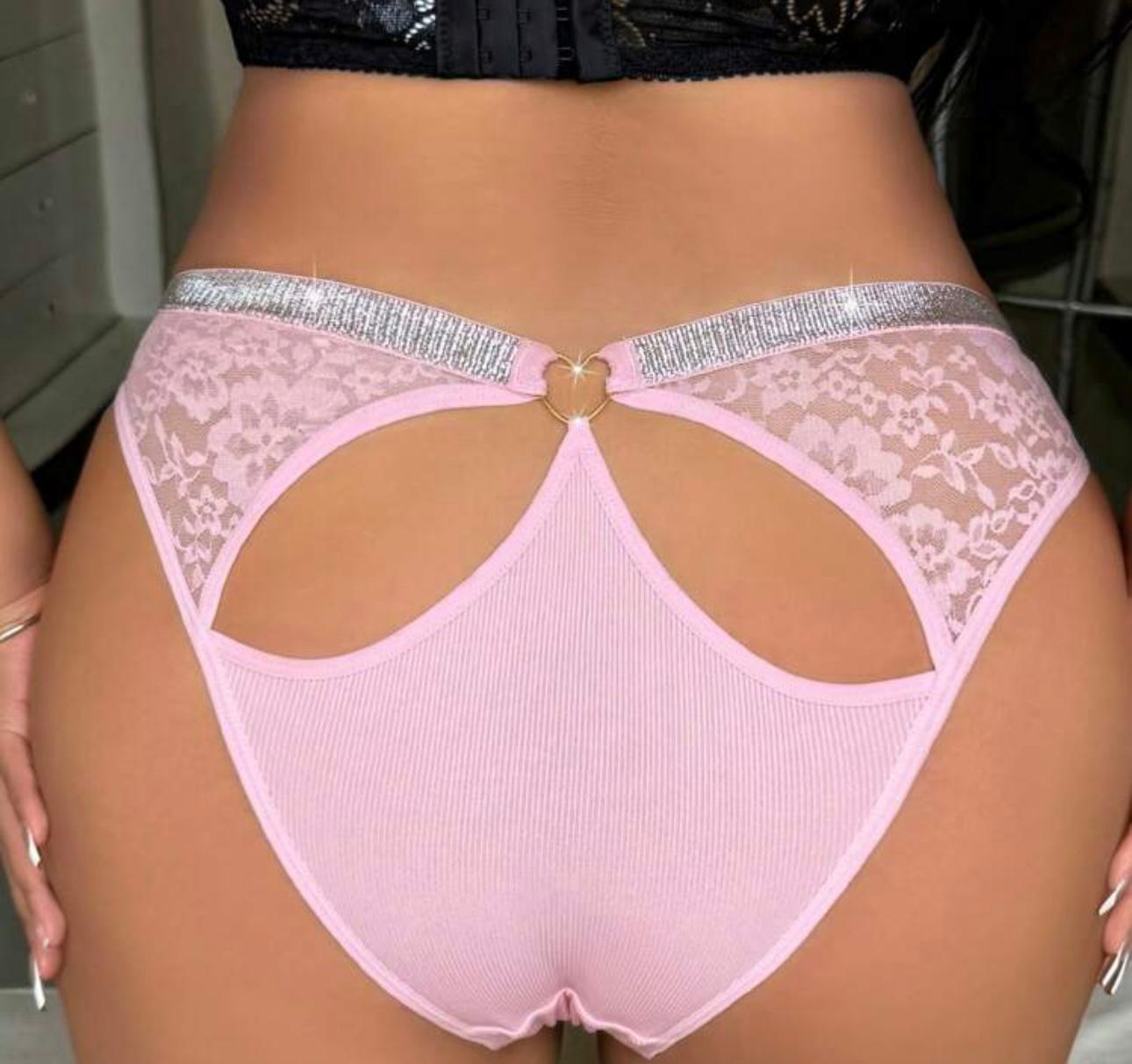 Pink Cut Out Panty