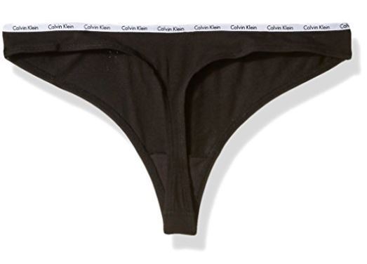 Calvin Klein 5-Pack Women’s Logo-Waist Thong Panty Black/White/Grey