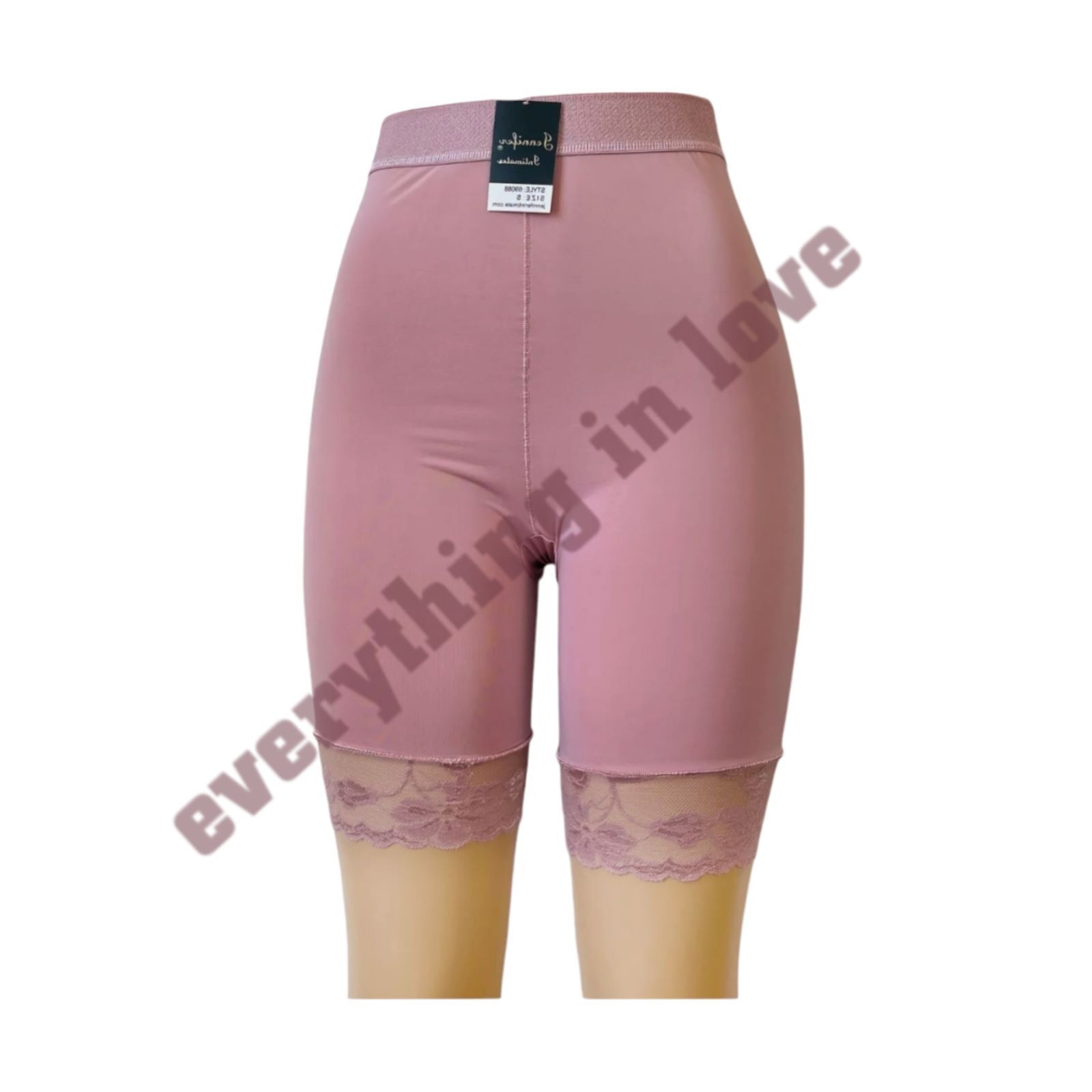 Women Microfiber Under Dress Lace Tummy Control Lift Butt Slimming Girdle Shorts