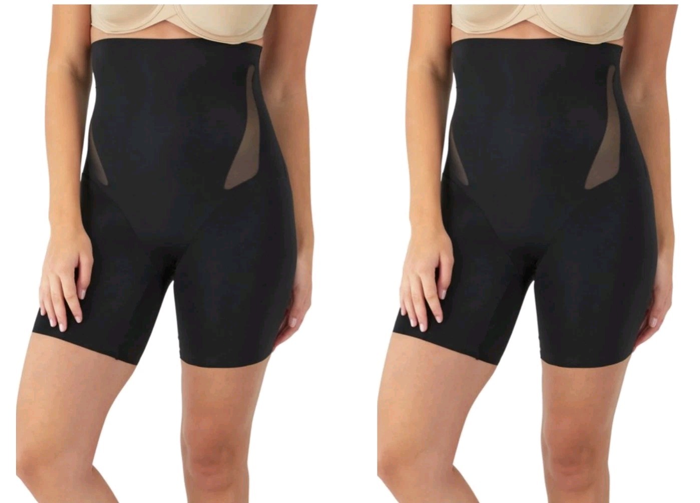 Maidenform (2-PACK) Sculpts High Waist Thigh Slimmer Shorts FLS095 (Size SMALL)