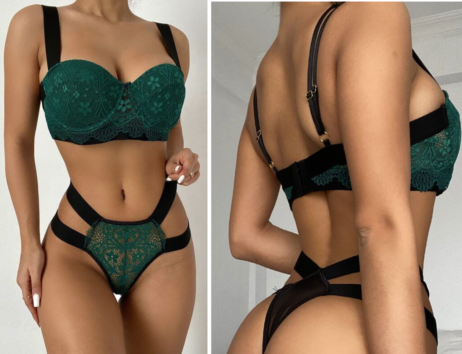Women’s Sexy-Lingerie Babydoll Sleepwear Underwear Lace Dress G-String Nightwear