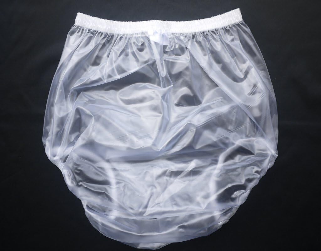 PVC Plastic Pants Adult DIAPER NAPPY Incontinence Pants Diaper Cover Rubber Pant