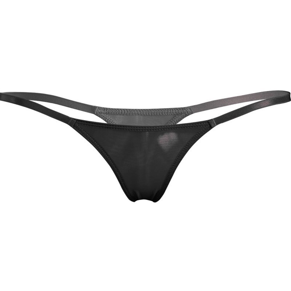 Underwear Thong Womens Low Waist Panties See Though Sexy Solid Color 1pcs