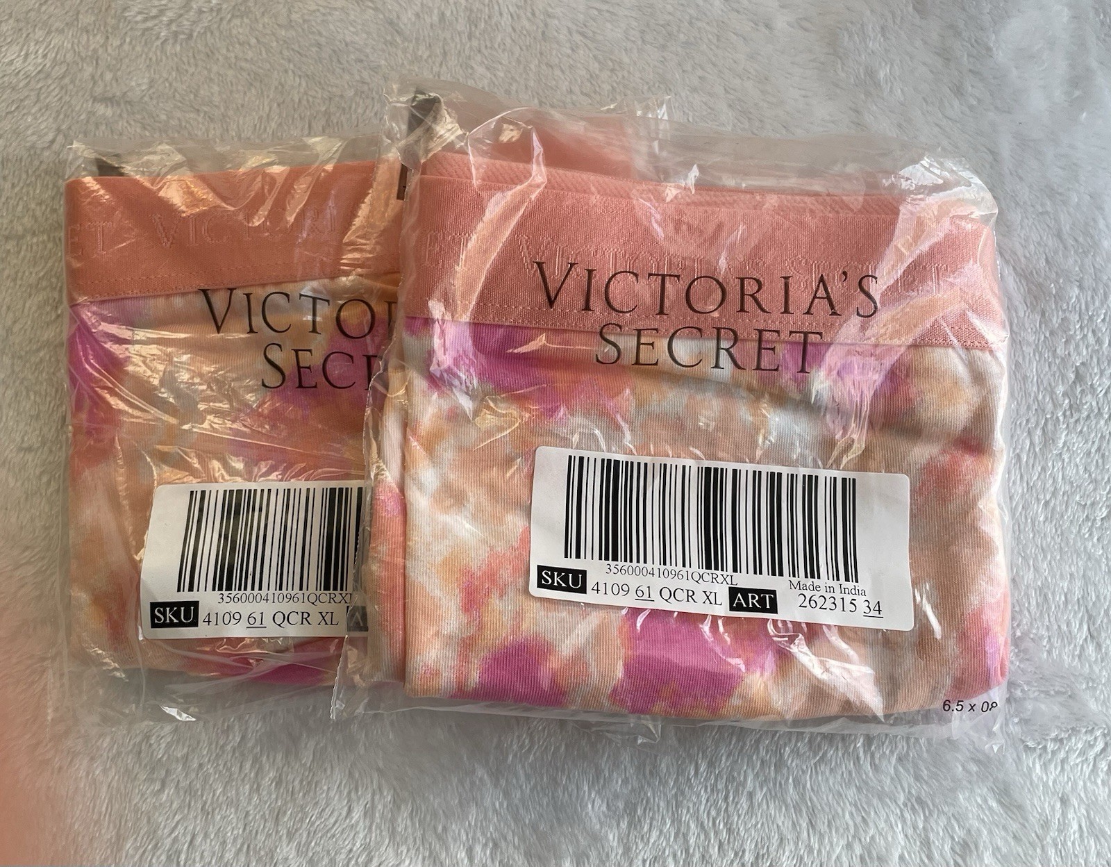 Lot of 2 NWT Victorias Secret PINK Size XL Logo Boyshorts Boy Shorts Panties