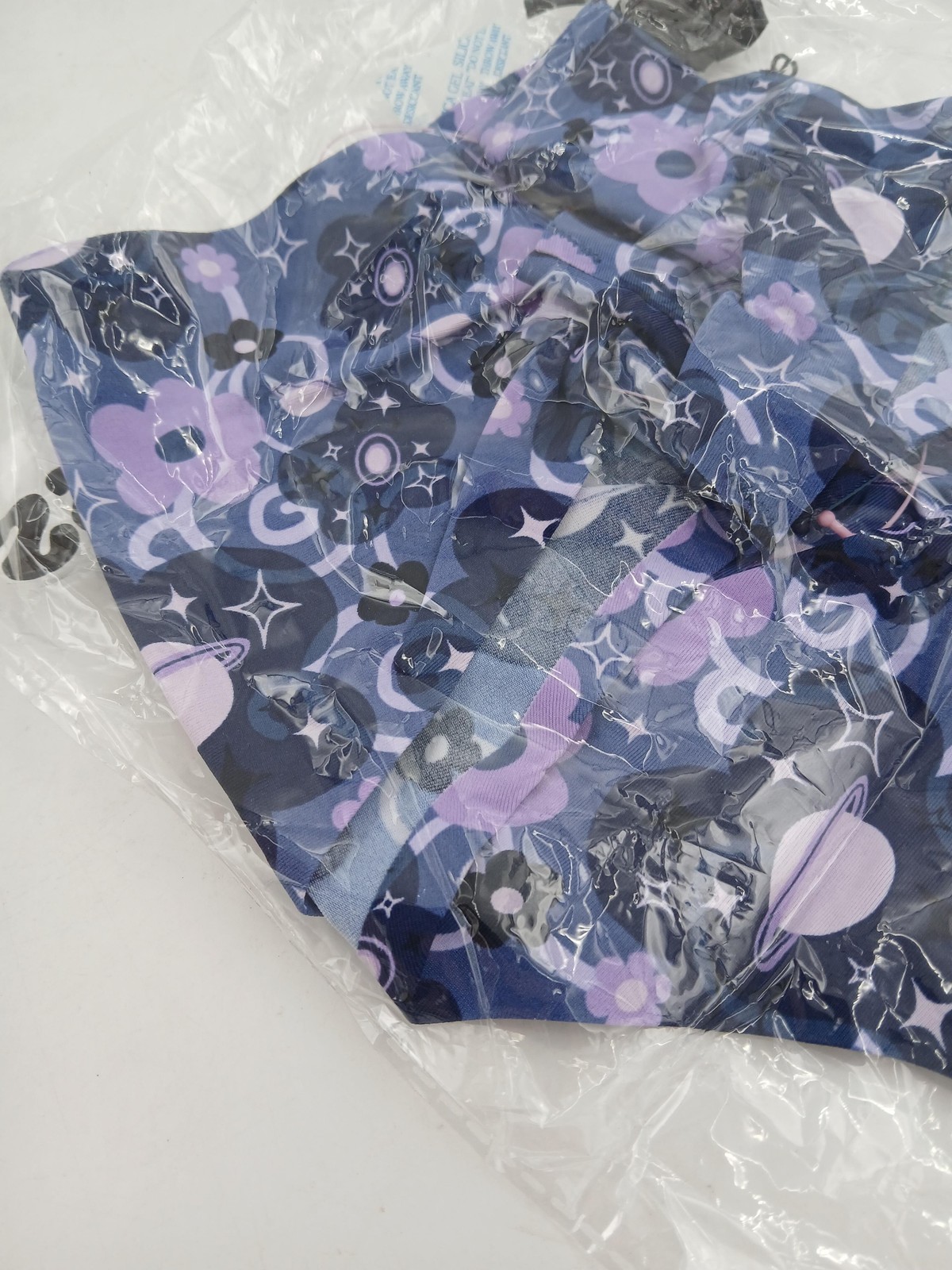 Cheek Boss Underwear Panties Womens Large Purple Galaxy Floral Cheeky Bikini