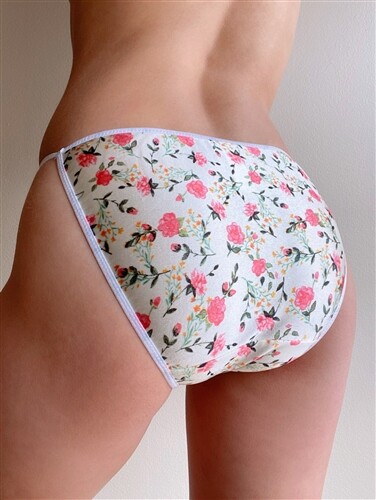 ONE Katie & Laura’s Fancy Satin STRING BIKINI Panty